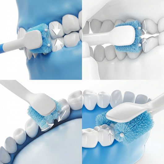 Periuță de dinți electrică – Dublă rotație inteligentă 